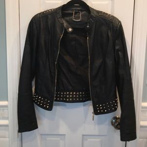 Beulah faux leather jacket